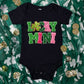 "Lucky Mini" Faux Embroidered St. Patrick's Day Shirt