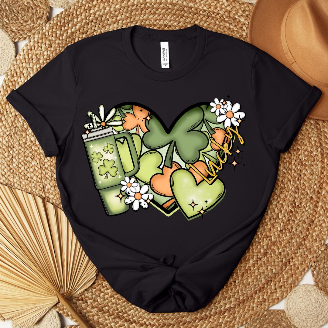 Lucky Heart St. Patrick's Day Tee