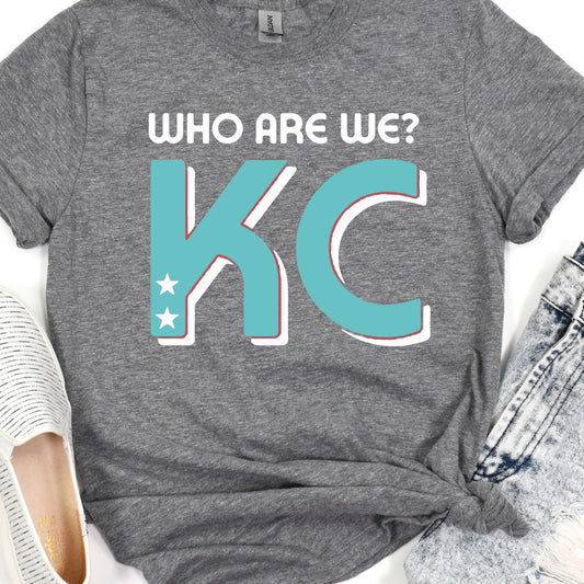 Who Are We? KC Current Grey Tee