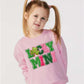 "Lucky Mini" Faux Embroidered St. Patrick's Day Shirt