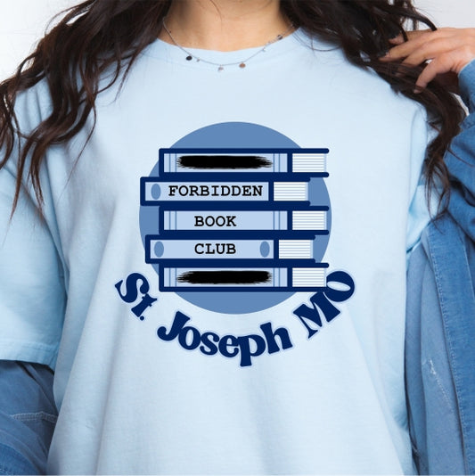 Forbidden Book Club St. Joseph Logo Shirt - Proceeds Benefit the St. Joseph Forbidden Book Club