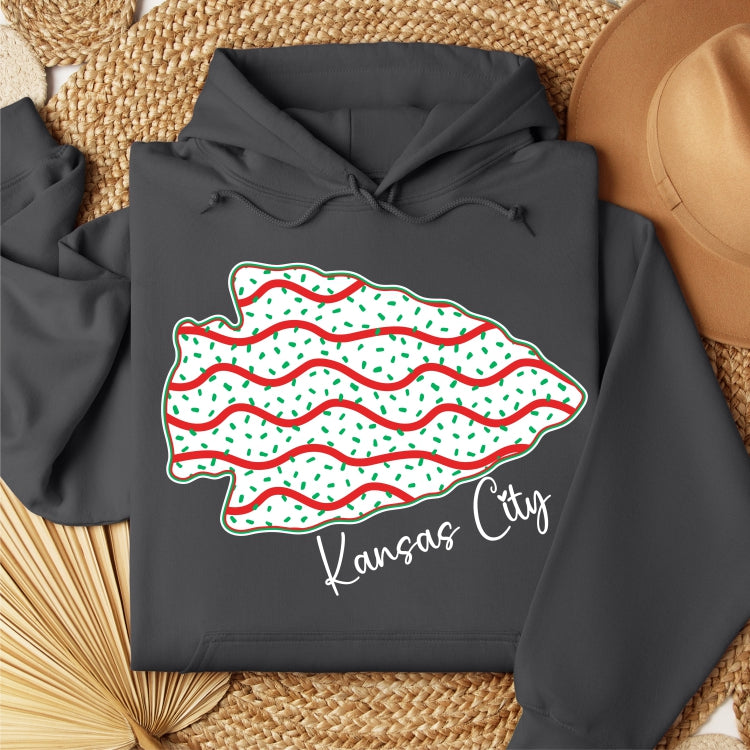 Kansas City Christmas Tree Cake Hoodie