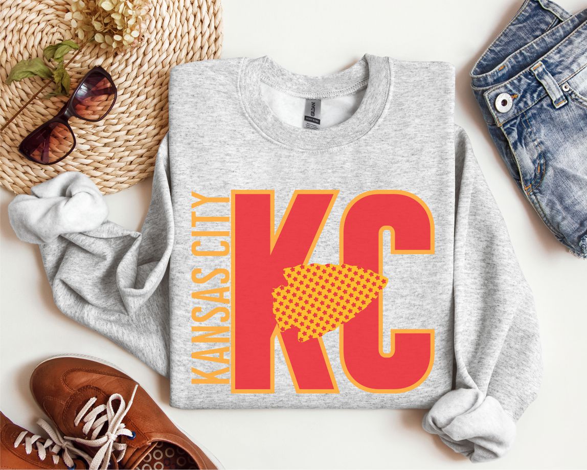 Red & Yellow KC Crewneck Sweatshirt