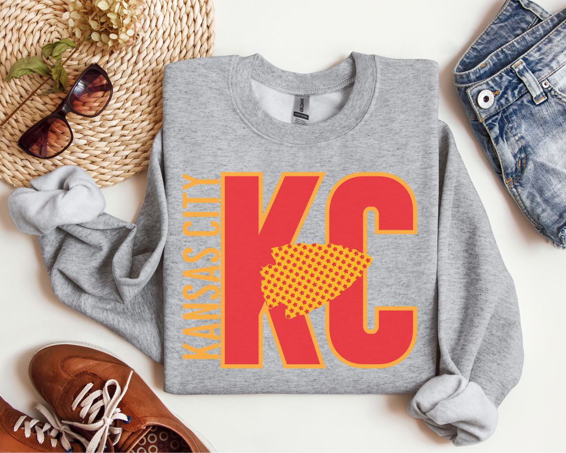 Red & Yellow KC Crewneck Sweatshirt