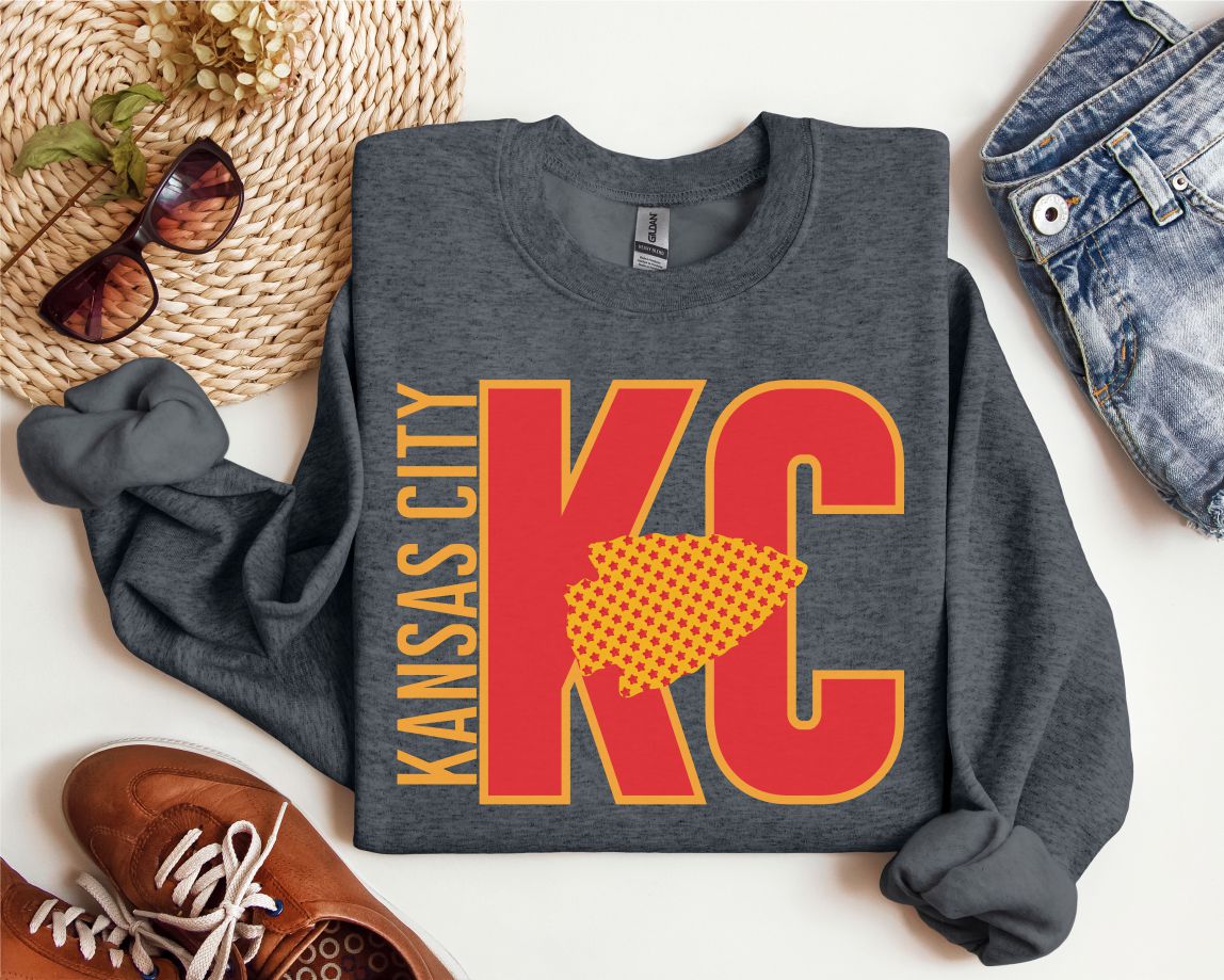 Red & Yellow KC Crewneck Sweatshirt