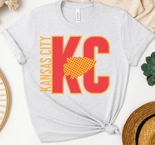 Red & Yellow KC Tee