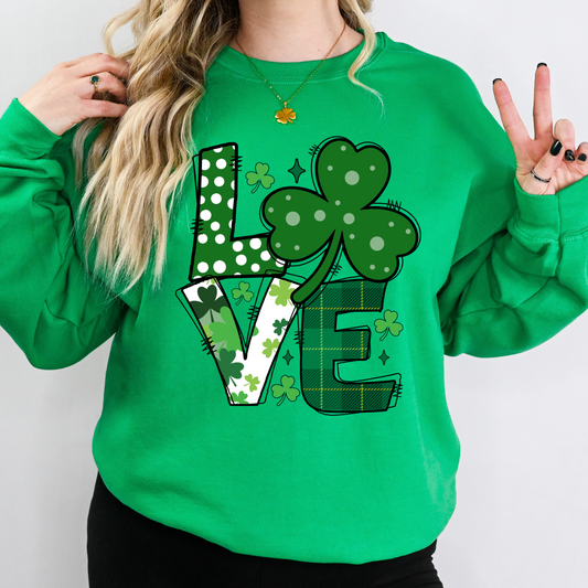 Love with Clover St. Patty's Day Shirt