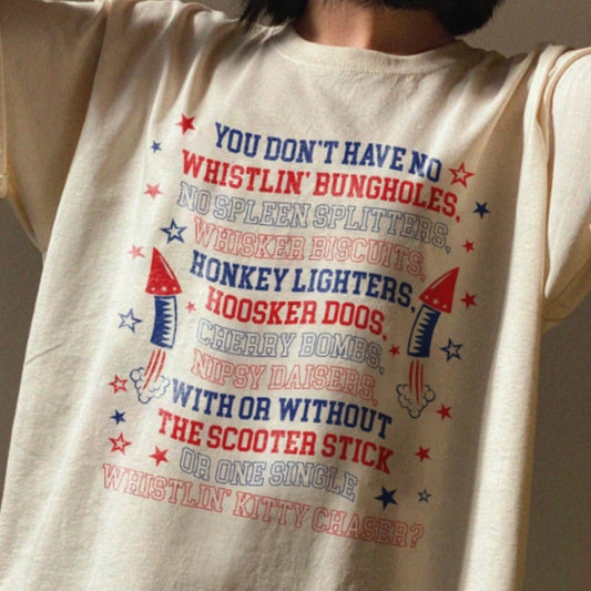 Joe Dirt Fireworks Tee