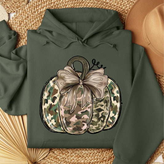 Camo Pumpkin Fall Hoodie