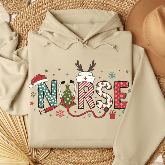 Christmas Nurse Hoodie