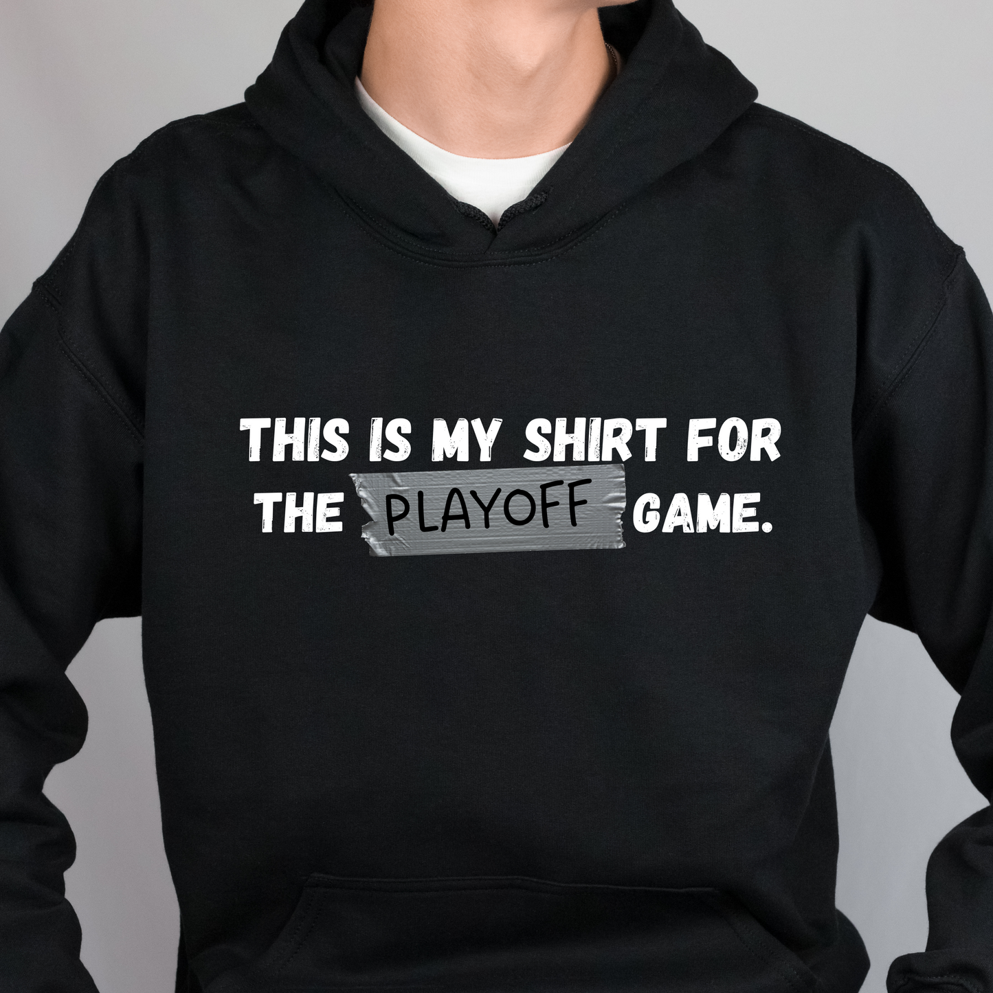 Creed Humphrey Inspired "This is my shirt for the playoff game" Duct Tape Hoodie