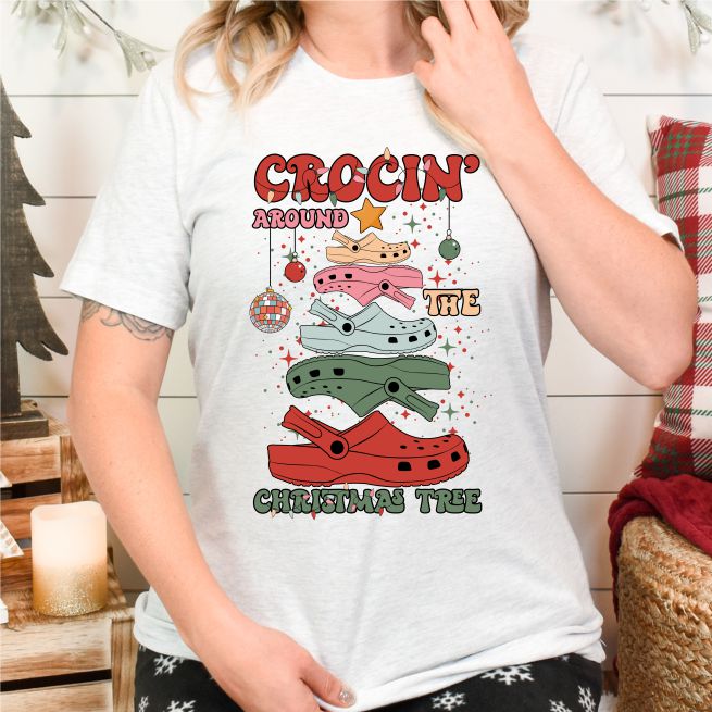 Crocin' Around the Christmas Tree Tee