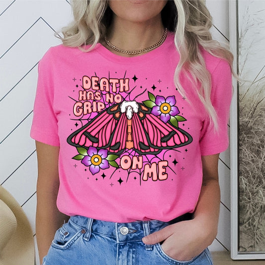 Death Has No Grip On Me (Pink on Pink) Tee