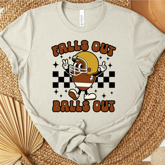 Falls Out Balls Out Crewneck Tee