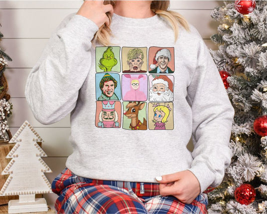 Favorite Christmas Movies Crewneck Sweatshirt