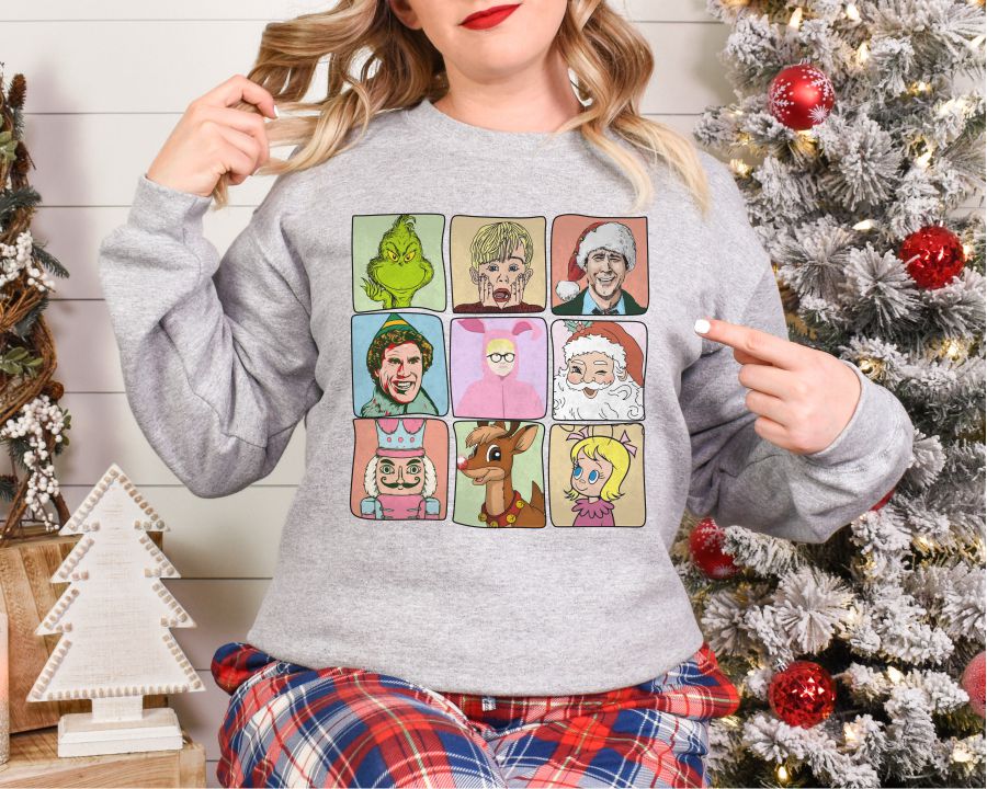 Favorite Christmas Movies Crewneck Sweatshirt