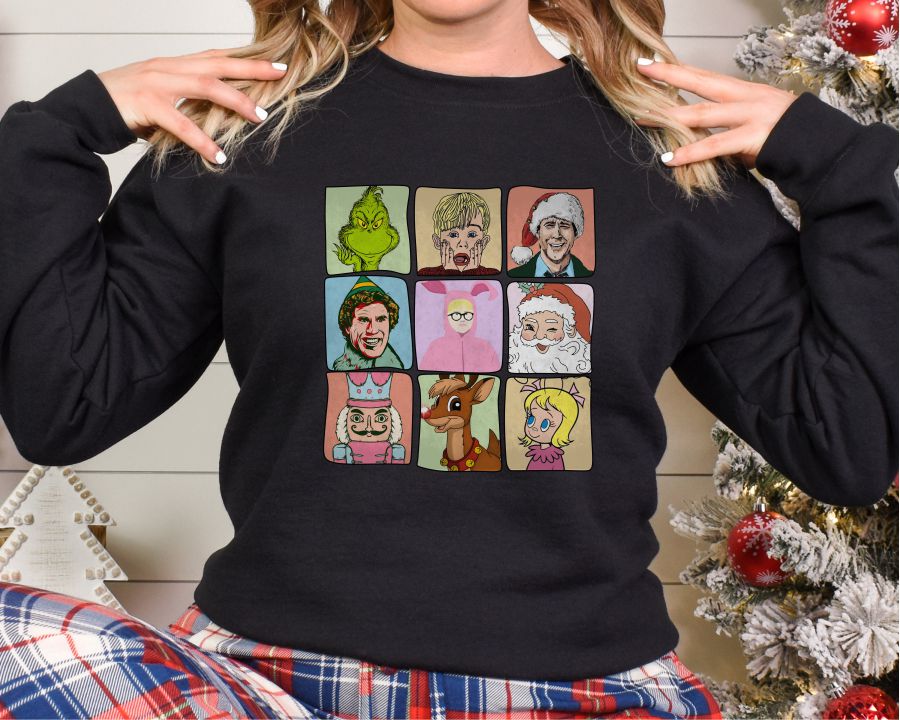 Favorite Christmas Movies Crewneck Sweatshirt