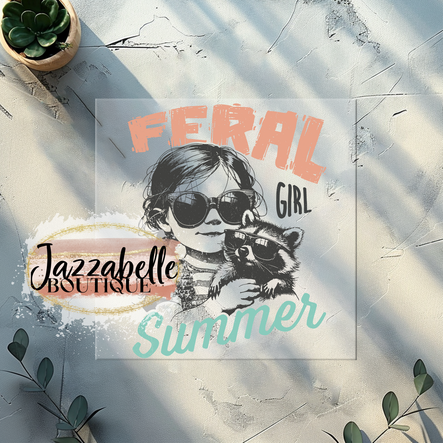 Feral Girl Summer Direct-To-Film Transfer