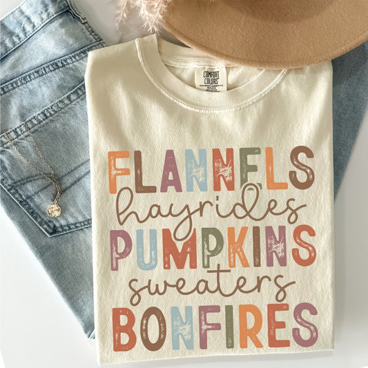 Fall Favorites Comfort Colors Tee