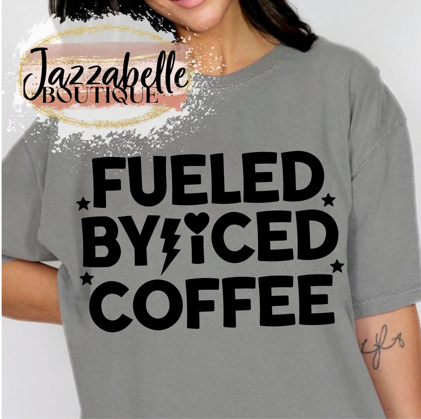 Fueled By Iced Coffee *Comfort Colors* Tee