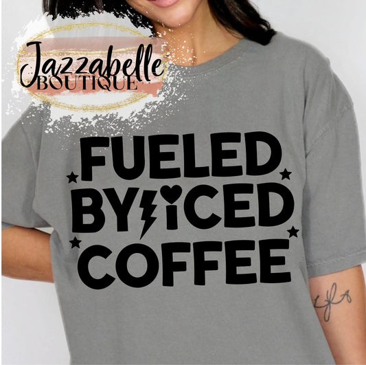 Fueled By Iced Coffee *Comfort Colors* Tee