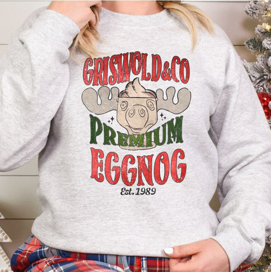 Griswold & Co Premium Eggnog Crewneck Sweatshirt