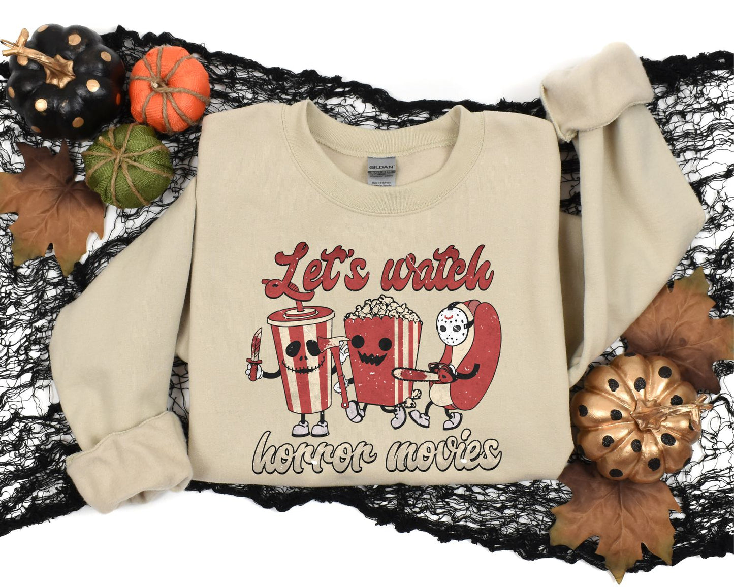 Let's Watch Horror Movies Crewneck