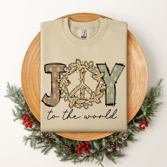 Copy of Joy to the World Neutrals Crewneck