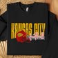 Kansas City Football (Checkered Band) Crewneck Sweatshirt