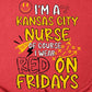 Kansas City Nurse Red Friday Tee