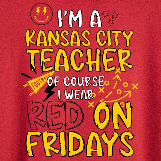 Kansas City Teacher Red Friday Crew