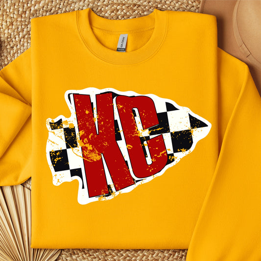 KC Checkered Arrowhead Crew