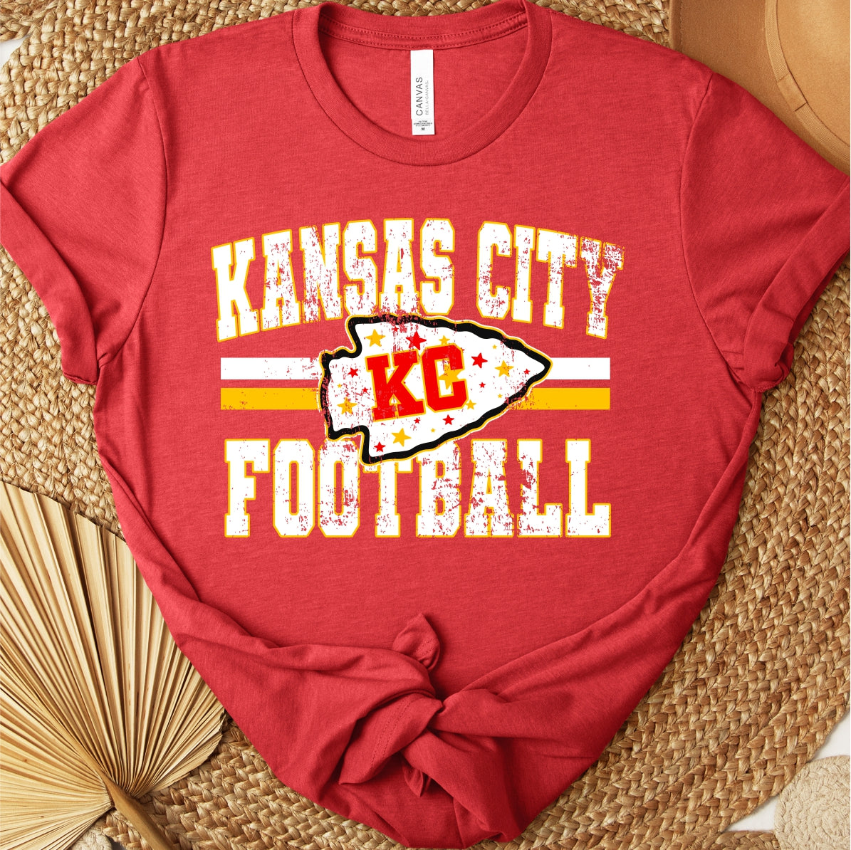 Kansas City Football Vintage Design Tee