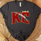 KC Football with Laces Tee