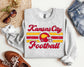 KC Football Retro Crewneck Sweatshirt