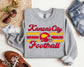 KC Football Retro Crewneck Sweatshirt