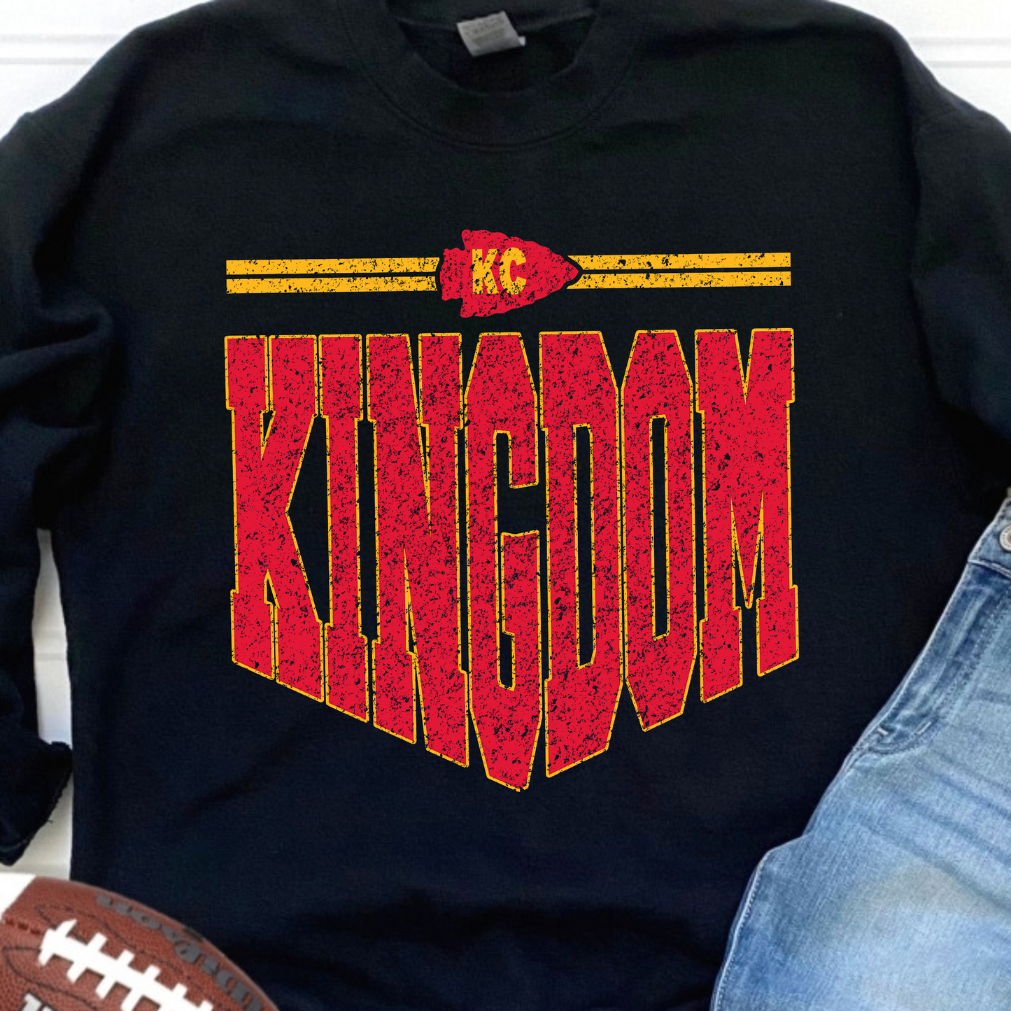 KC KINGDOM Kansas City Chiefs Black Crew