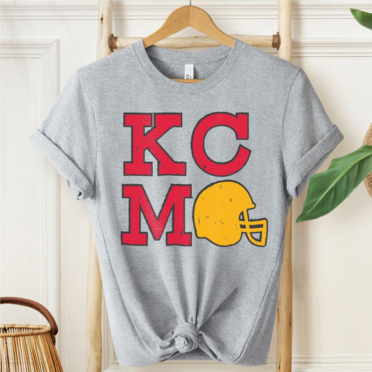 KCMO Football Helmet Tee