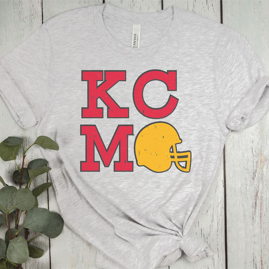 KCMO Football Helmet Tee