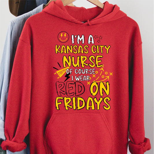 Kansas City Nurse Red Friday Hoodie