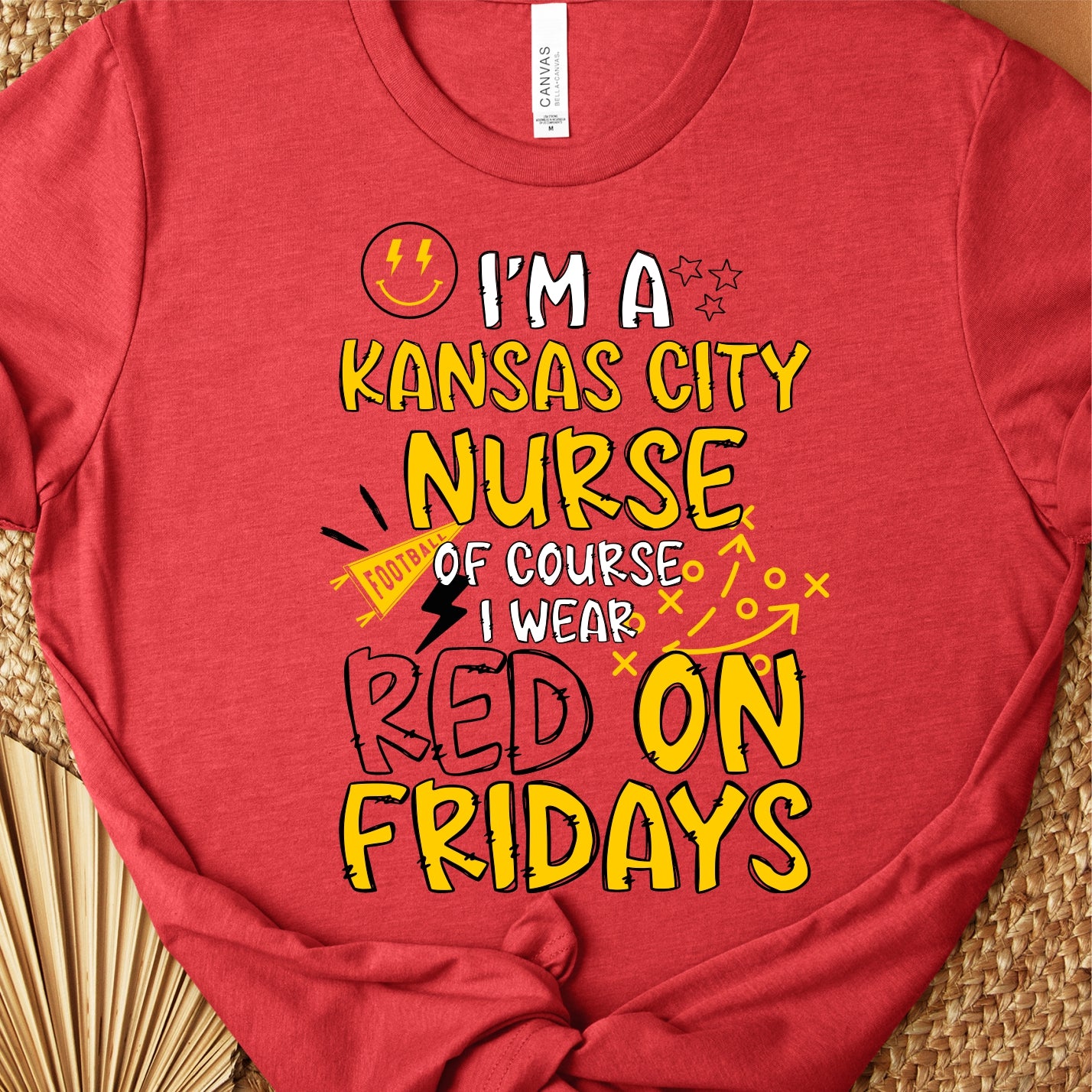 Kansas City Nurse Red Friday Tee