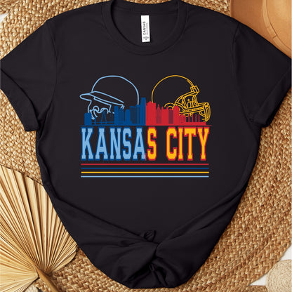 Kansas City Split Royals/Chiefs Tee