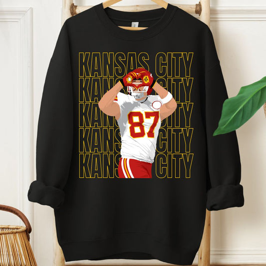 Travis Kelce Heart Hands Taylor Swift Love Kansas City Chiefs Shirt