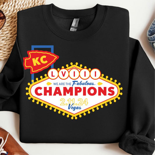 Welcome to Las Vegas Super Bowl Champions KC Chiefs Shirt