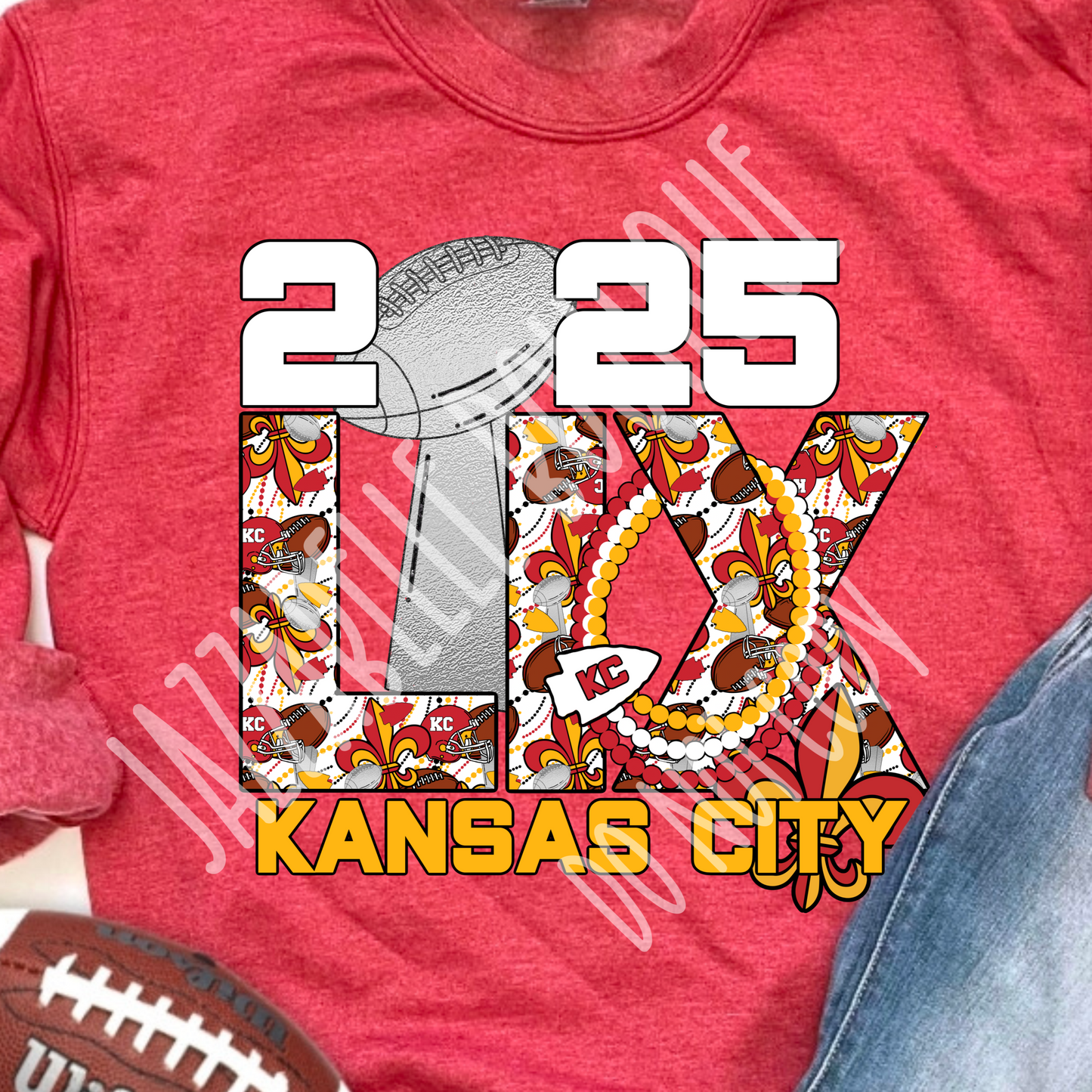 2025 Super Bowl LIX NOLA 3peat Super Bowl LIX Kansas City Chiefs Cre