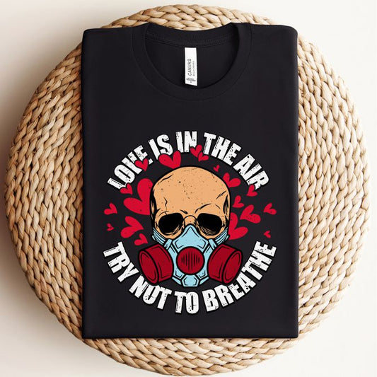 Love is in the Air Gas Mask Tee