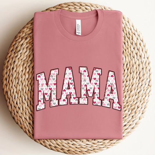 Mama w/ Hearts Valentine's Tee