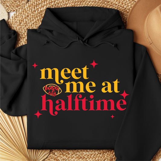 Meet Me at Halftime Taylor Swift Kansas City Chiefs Inspired Hoodie