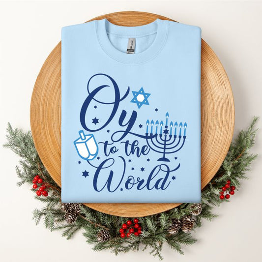 Oy to the World Crewneck Sweatshirt