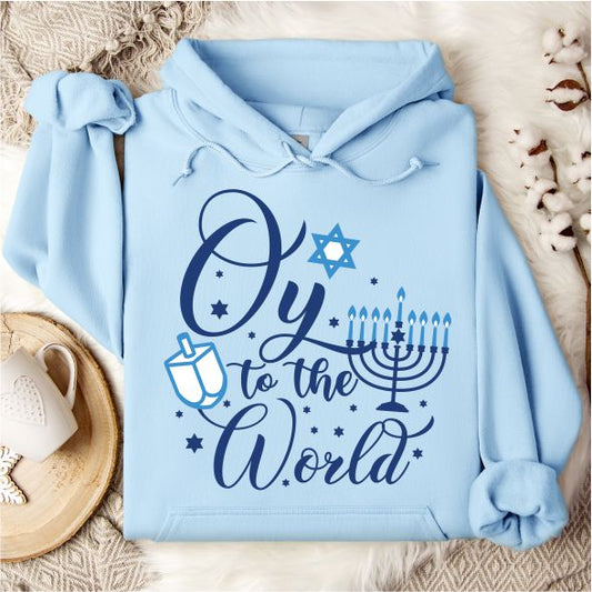 Oy to the World Hoodie